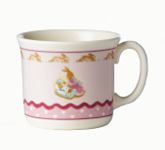 Bunnykins Sweethearts fine china one handled mug is microwave and dishwasher safe and makes a perfec...